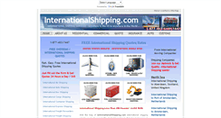 Desktop Screenshot of internationalshipping.com