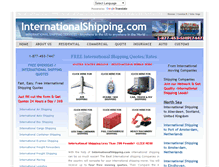 Tablet Screenshot of internationalshipping.com